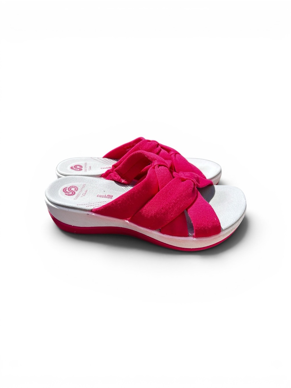 Clarks Cloudsteppers Arla Dristi sandals, pink. Size 7